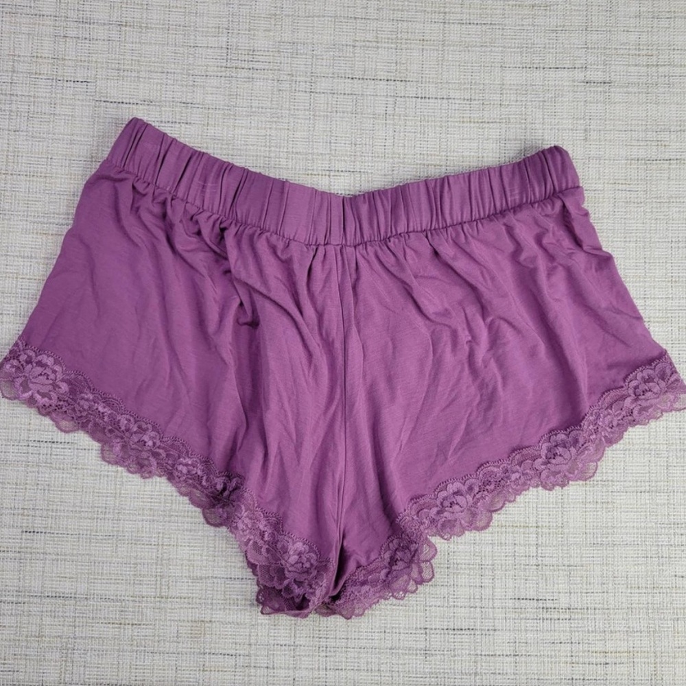 TORRID Purple Lace Sleep Short 0 - Picture 8 of 8